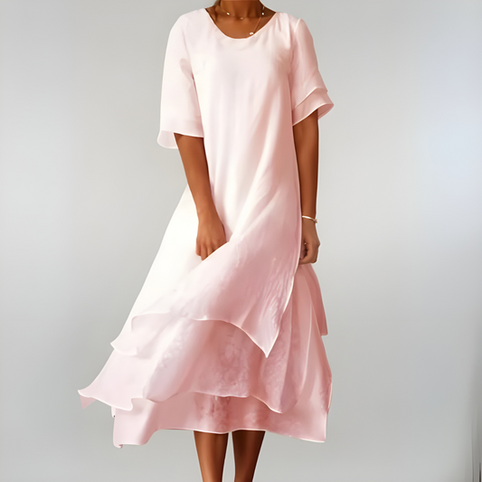Agnès | Light and elegant long cotton dress