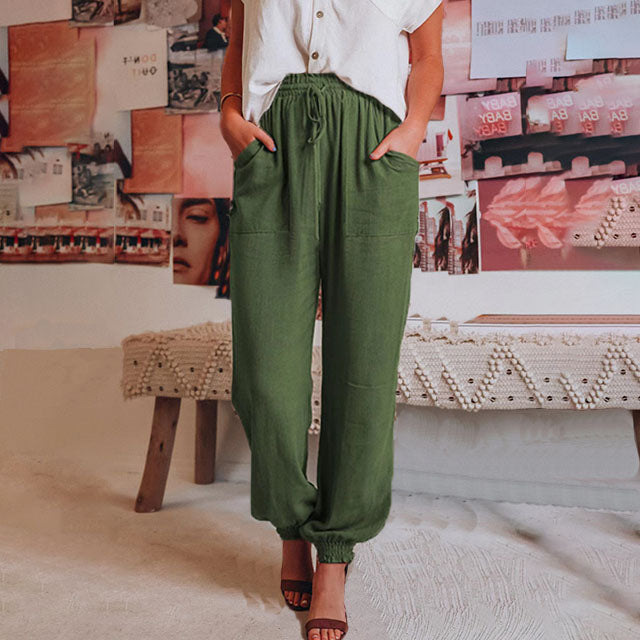 Kaeli™ – Elegant Drawstring Pants