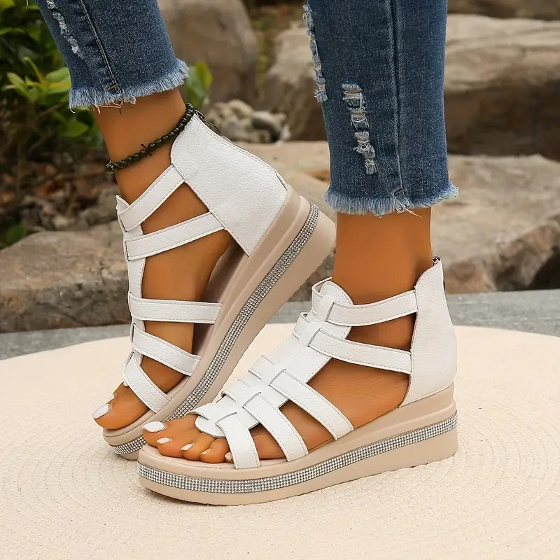 Violetta | Elegant Wedge Sandals
