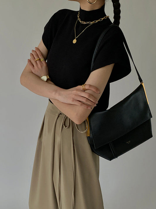 Leisurely Solid Pullover