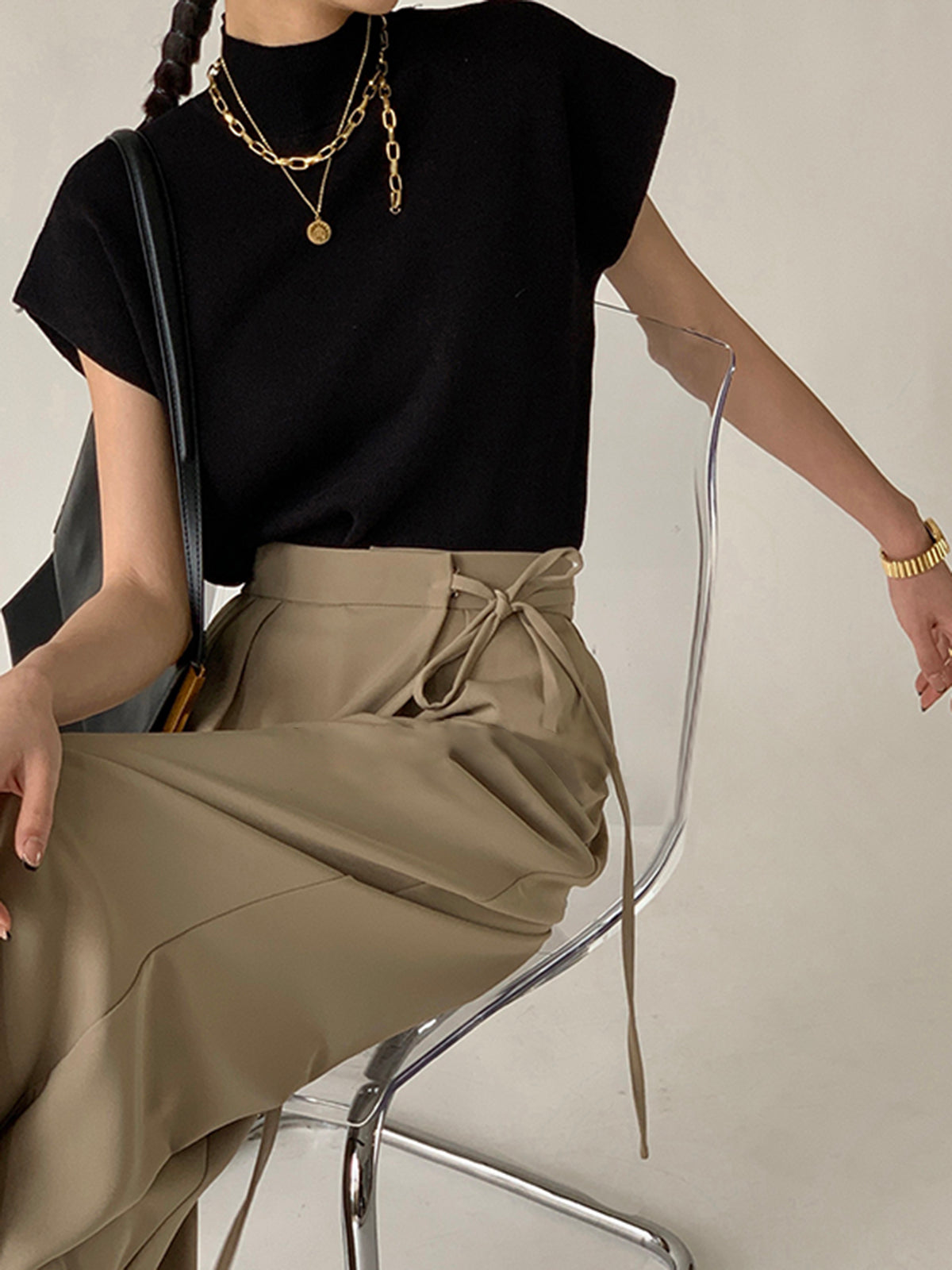 Leisurely Solid Pullover