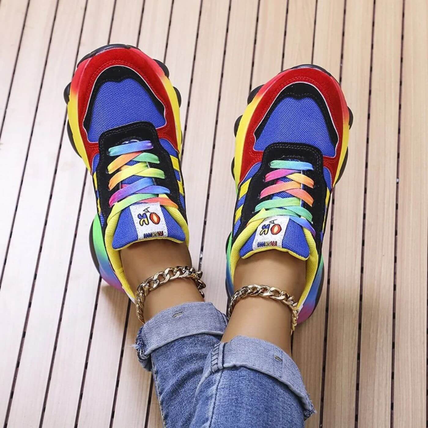 Aurora™ - Colorful Orthopedic Sneakers for Comfort and Style