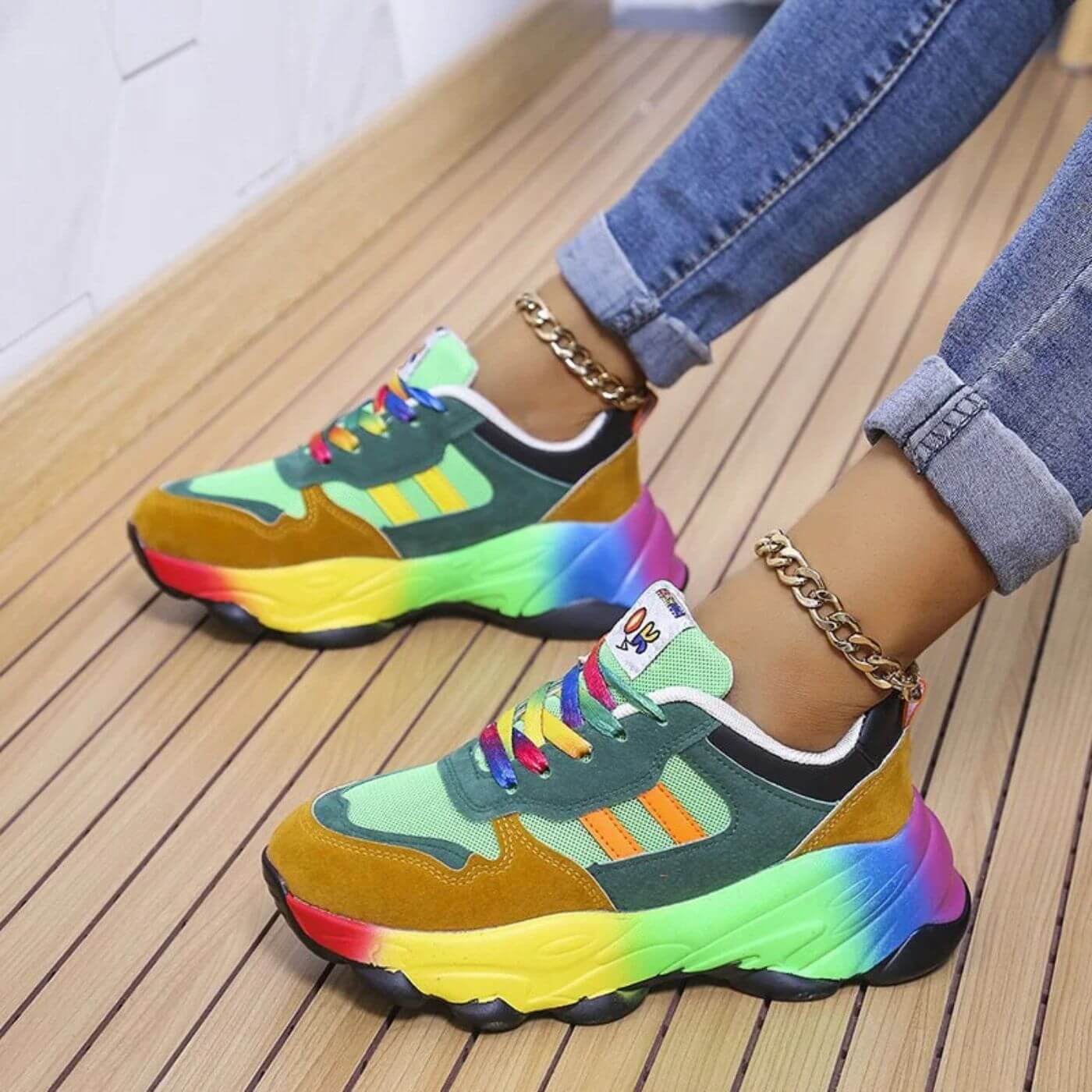 Aurora™ - Colorful Orthopedic Sneakers for Comfort and Style