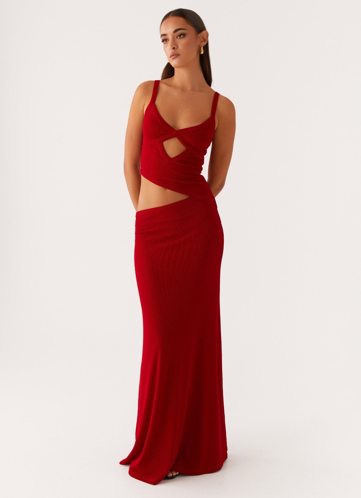 Veltrixon™ | Knit Cut-Out Dress