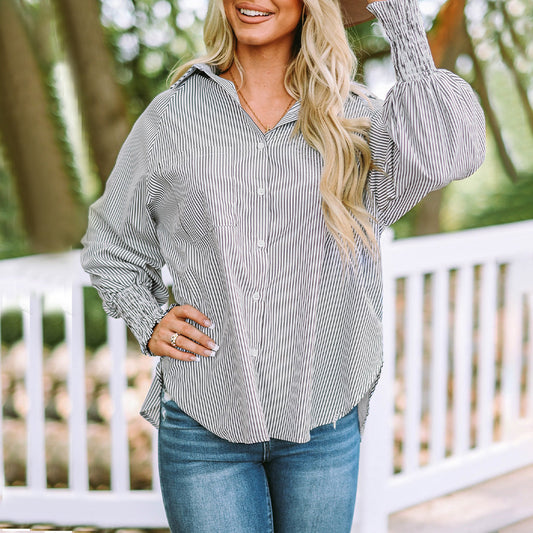 Evelyna™ - Stripe Relaxed Shirt