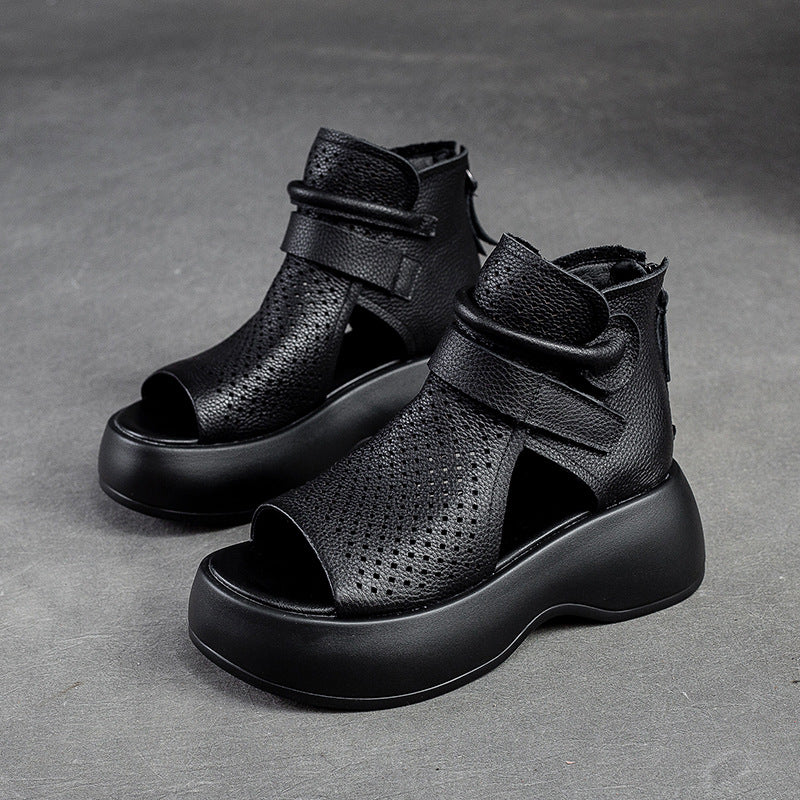 Mira - Classic Leather Orthopedic Sandals