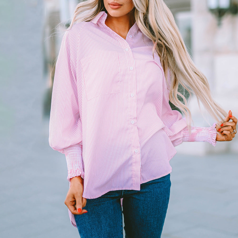 Evelyna™ - Stripe Relaxed Shirt