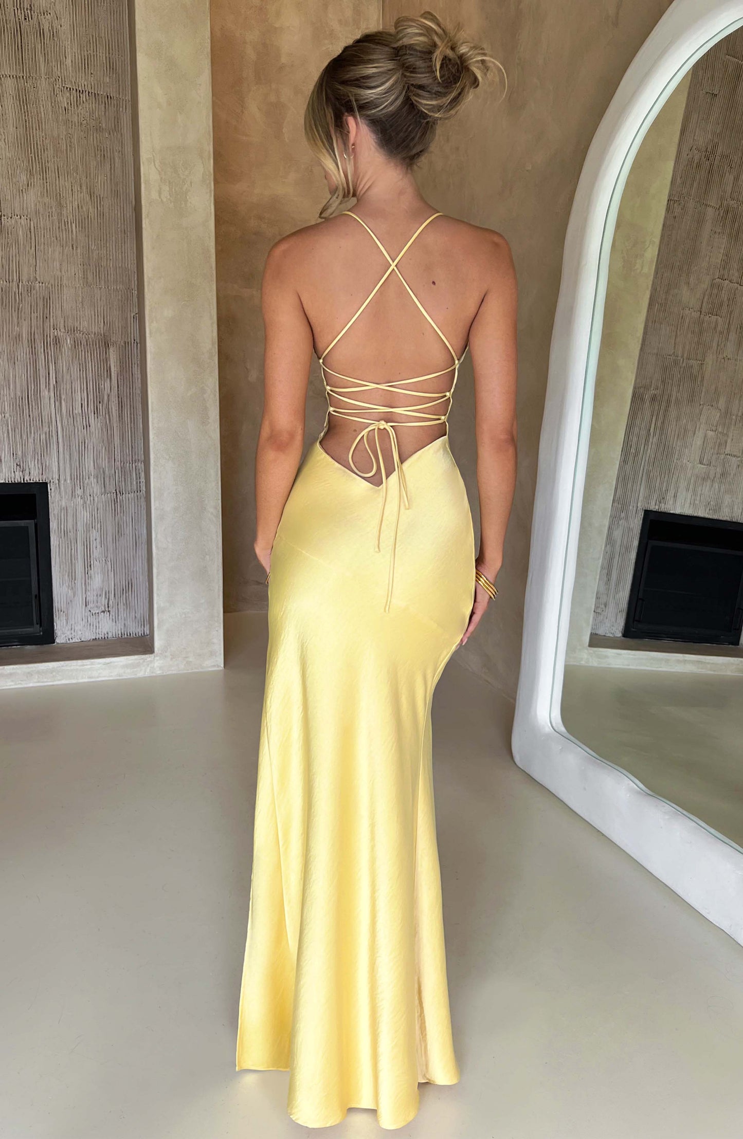 Meliva™ | High Split Maxi Dress