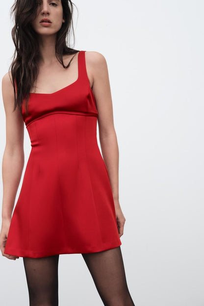 Velveta™ | Red Mini Dress