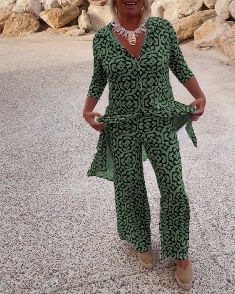 Gabriella™ | Elegant Vintage Two-Piece Set
