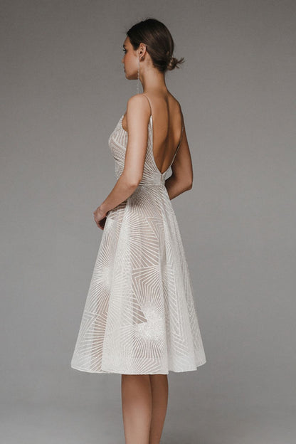Thalassa - Sparkly Floor Length Party Dress