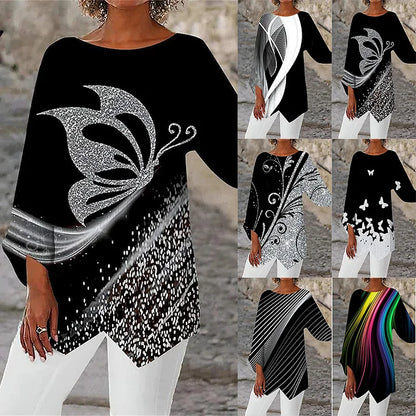 Alayah™ | Elegant Crew Neck Top