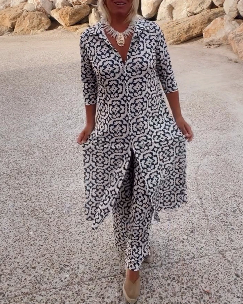 Gabriella™ | Elegant Vintage Two-Piece Set