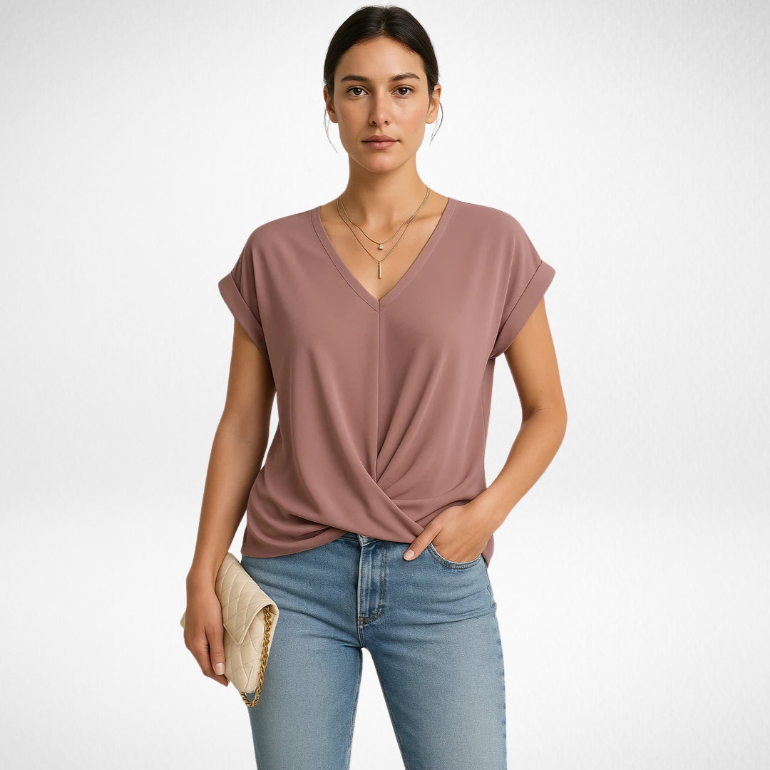 Waverly™ | Elegant V-Neck Top
