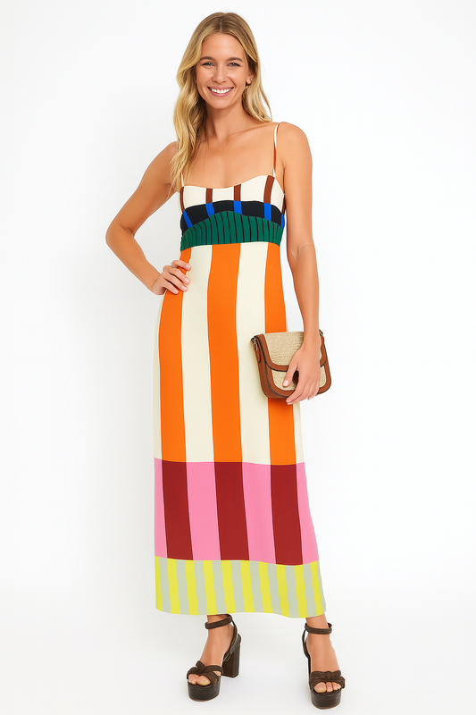 Bengal Multi Paloma Maxi Dress