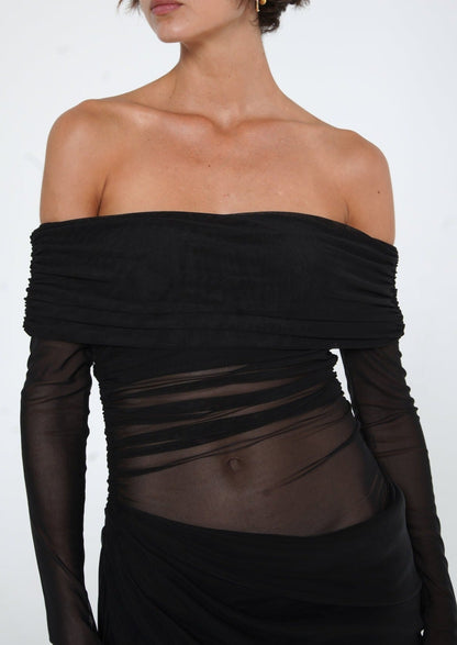 Lydia™ | Draped Back Maxi