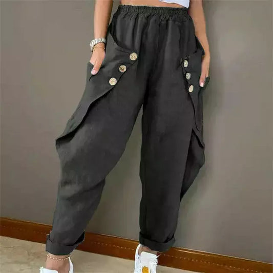 Zavira™ - Buttoned Stylish Pants