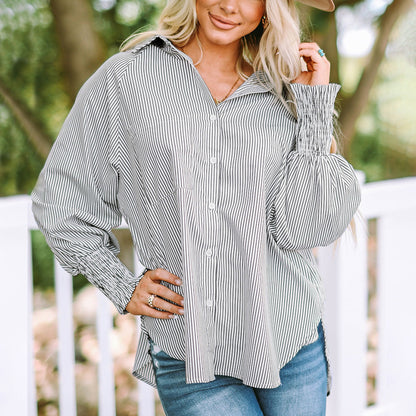 Evelyna™ - Stripe Relaxed Shirt