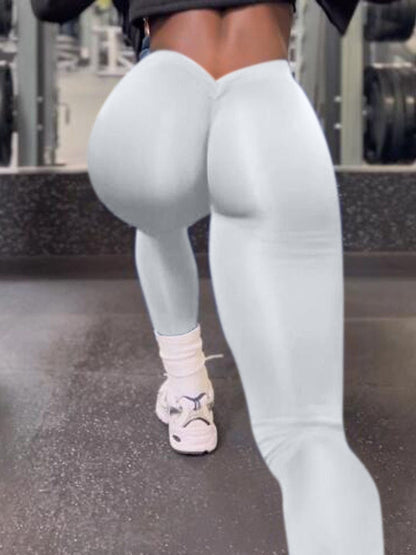 Velina Female Scrunch Bum Deep V Back Leggings