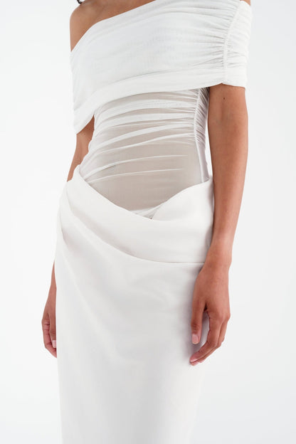 Lydia™ | Draped Back Maxi