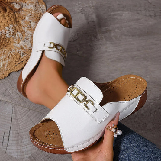 Nancy™ | Comfy Buckle Sandals