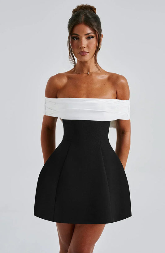 Noirva™ |Bloom Mini Dress