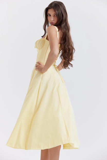 Vivienne™ | Romantic Corset Midi Dress