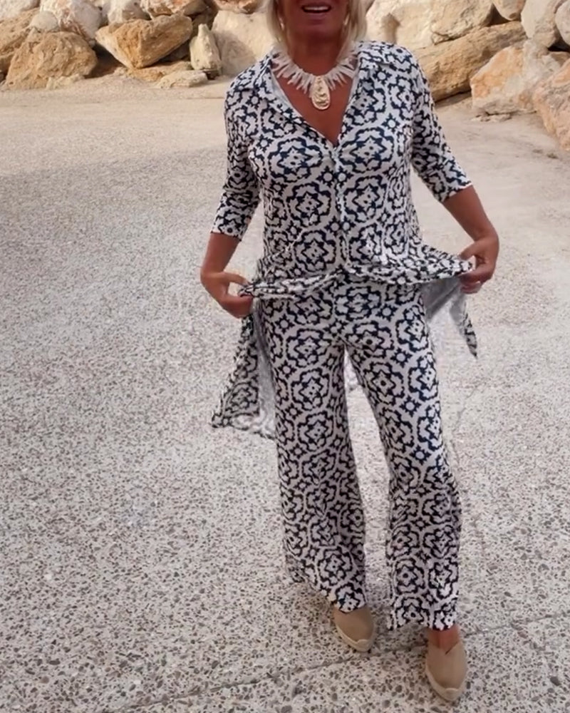 Gabriella™ | Elegant Vintage Two-Piece Set