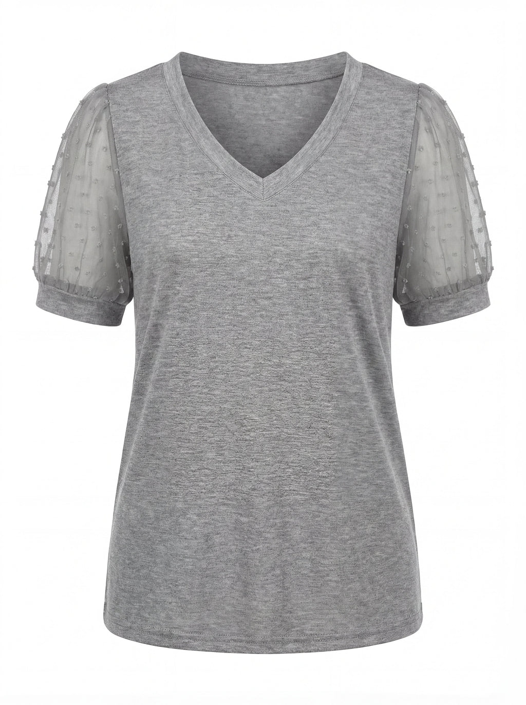 Thea | Women's V-Neck Puff Sleeve Top