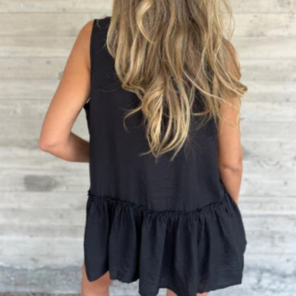 Letty™ - Ruffle Buttoned Top